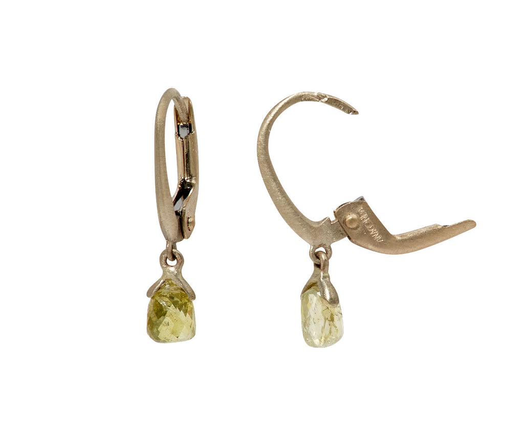 Pale Yellow Diamond Lauren Earrings