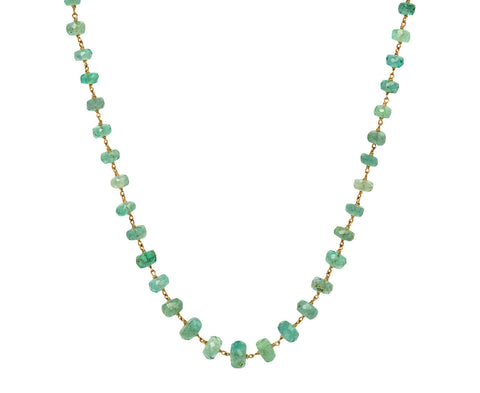 Emerald Rosary Isadora Necklace