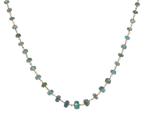 Chrysoberyl Rosary Micro Necklace - TWISTonline