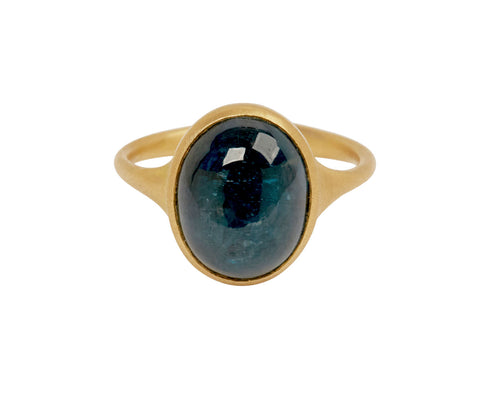 isla ring yg 18k blu apatite ct 7.09 - TWISTonline