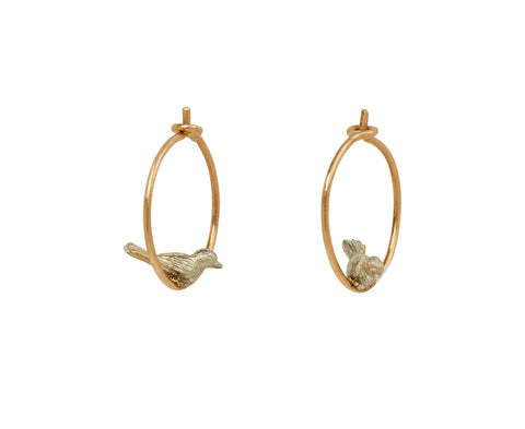 zoe uccellini er rg 18k silver - TWISTonline