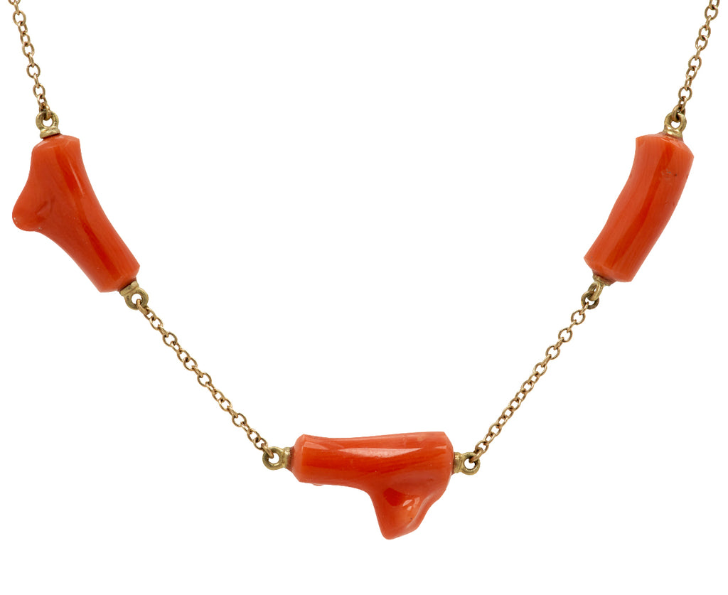 Mediterranean Coral Leah Necklace
