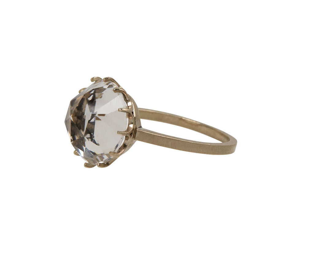 Smoky Quartz Millegriffe Ring