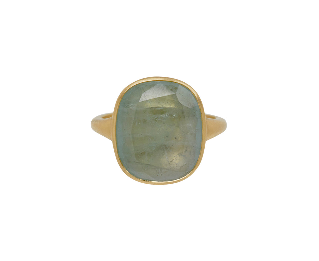 Light Blue Tourmaline Beauty Alone Ring