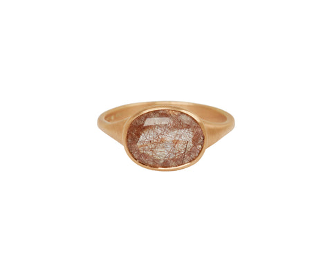 Rutilated Quartz Pollie Ring