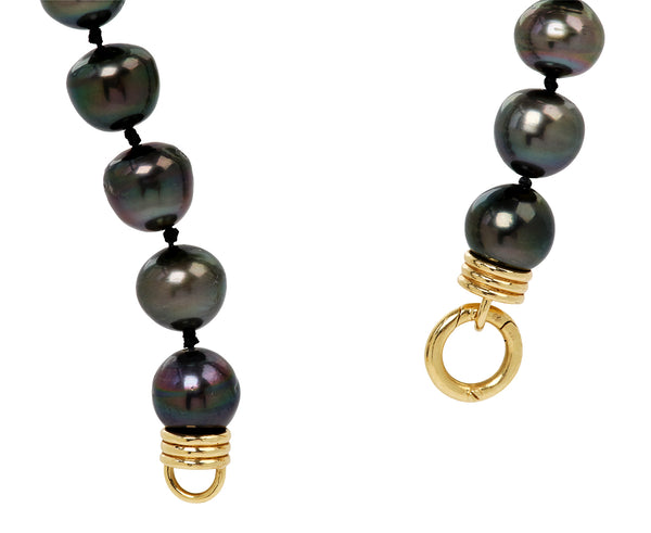 Beck Jewels Tahitian Pearl Ancla Necklace
