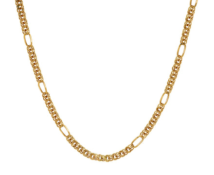Vintage Double Curved Figaro Chain