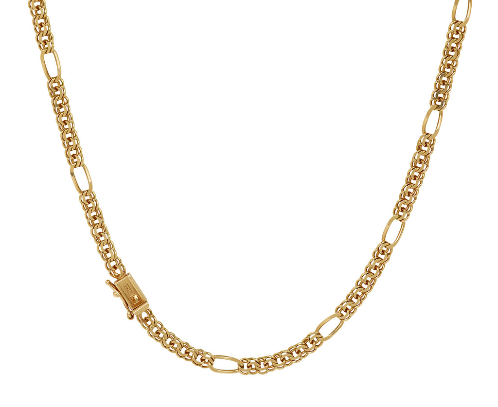 Vintage Double Curved Figaro Chain