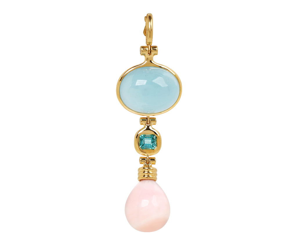 Aquamarine, Tourmaline and Opal Porto Pendant ONLY
