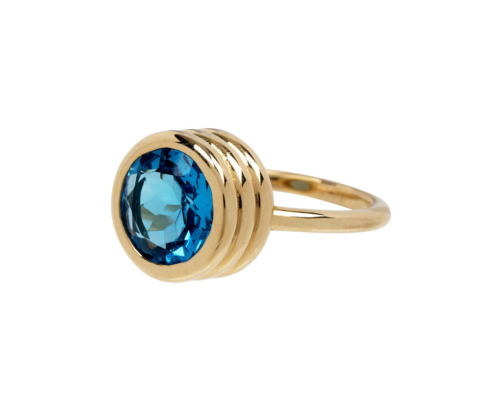 Blue Topaz Grotto Ring
