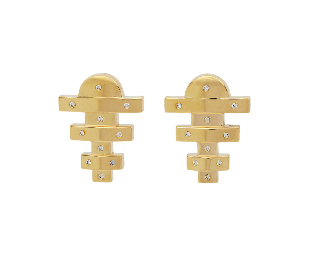 Small Gold Hopscotch Earrings - TWISTonline