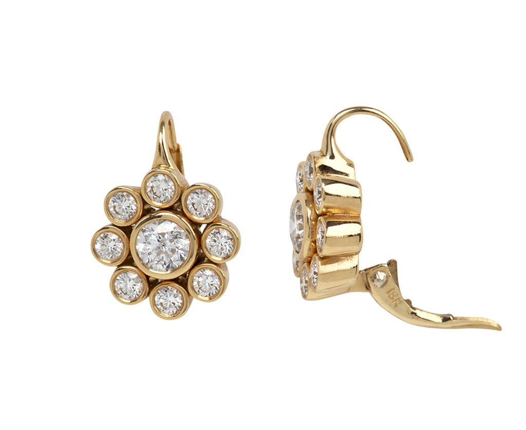 Diamond Wildflower Earrings