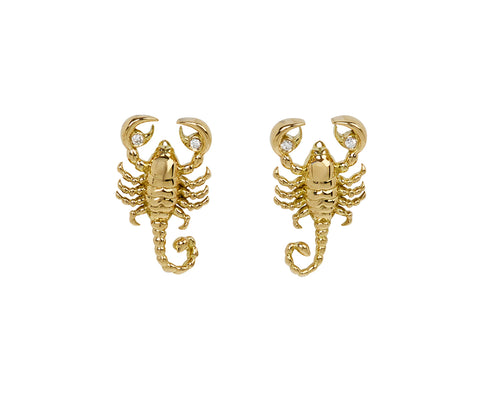 Scorpio Stud Earrings