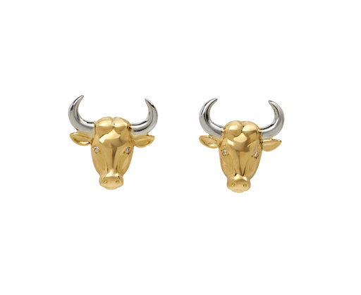 Brent Neale Taurus Stud Earrings