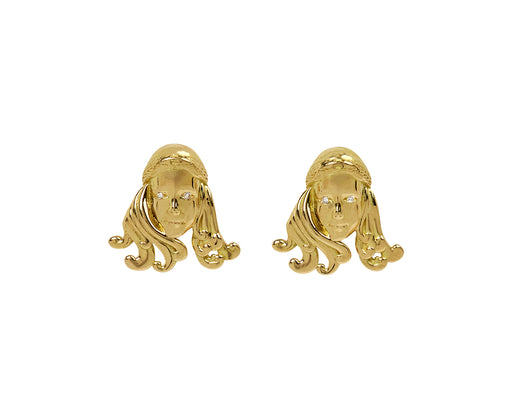Virgo Stud Earrings