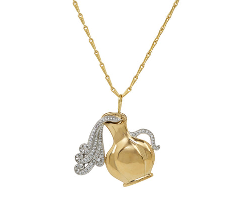 Large Aquarius Pendant Necklace