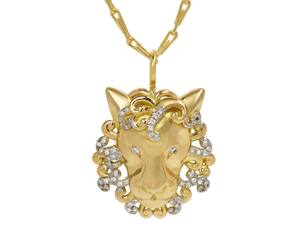 Medium Leo Pendant Necklace