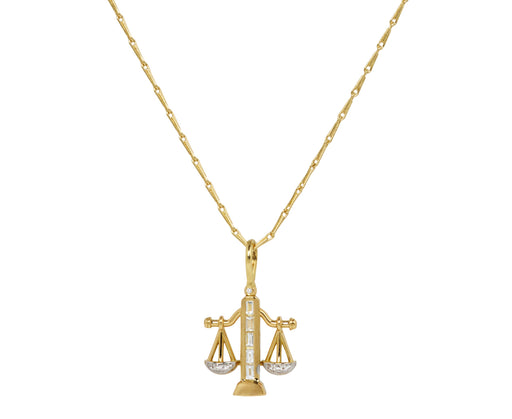 Small Libra Pendant Necklace