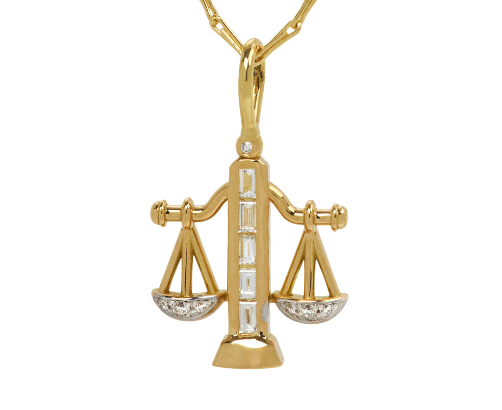 Small Libra Pendant Necklace