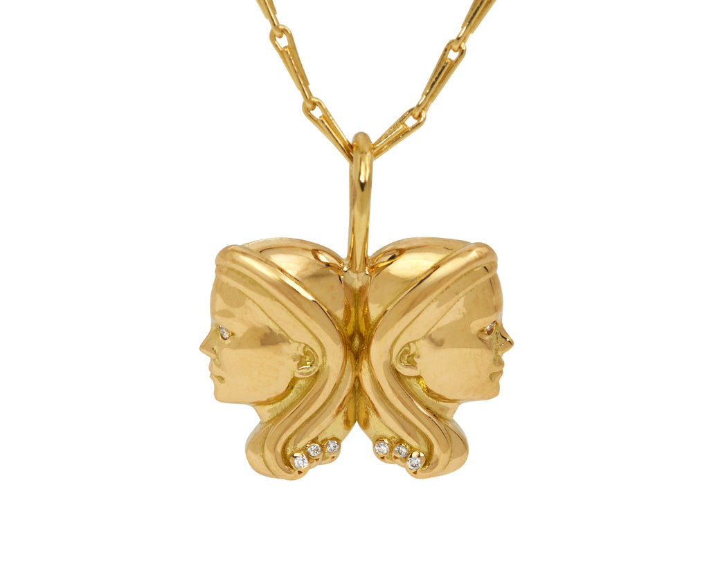 Small Gemini Pendant Necklace