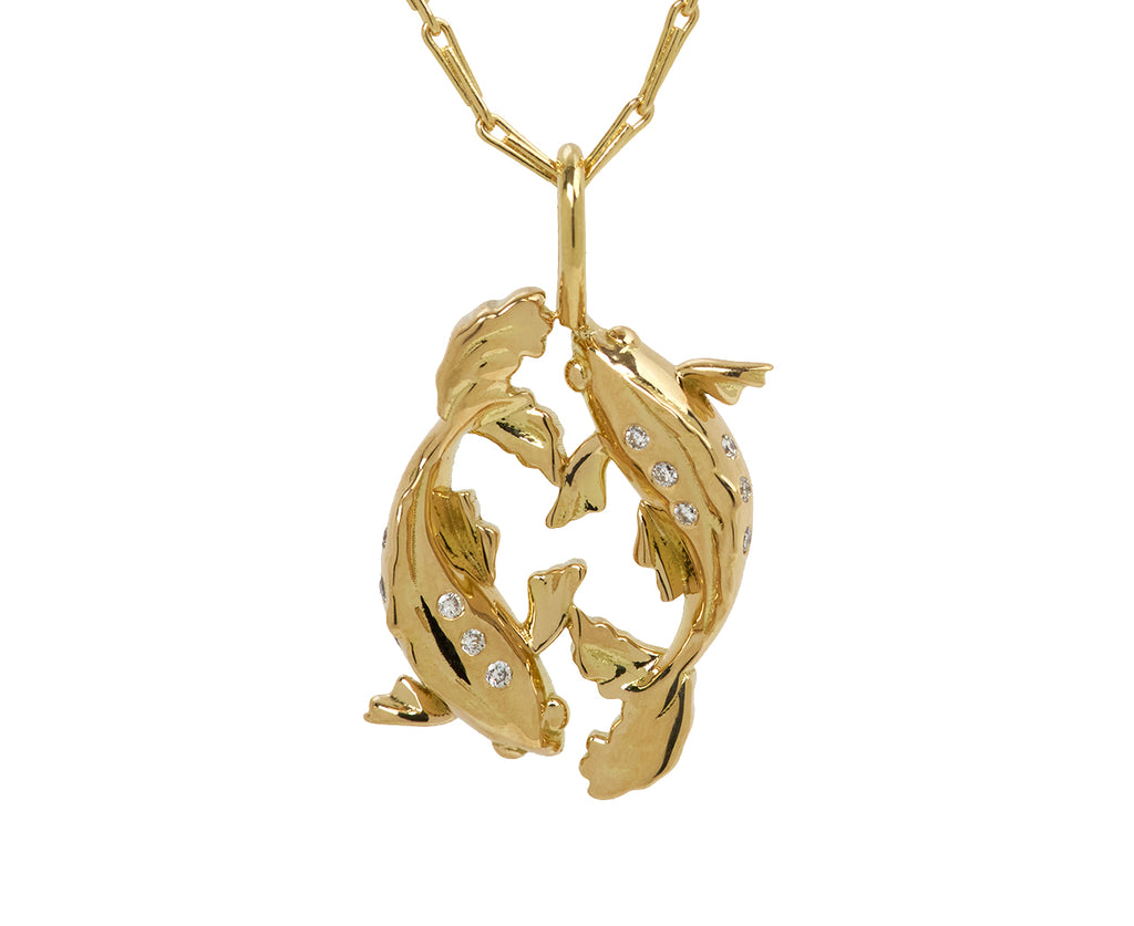 Small Pisces Pendant Necklace