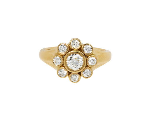 Diamond Wildflower Ring