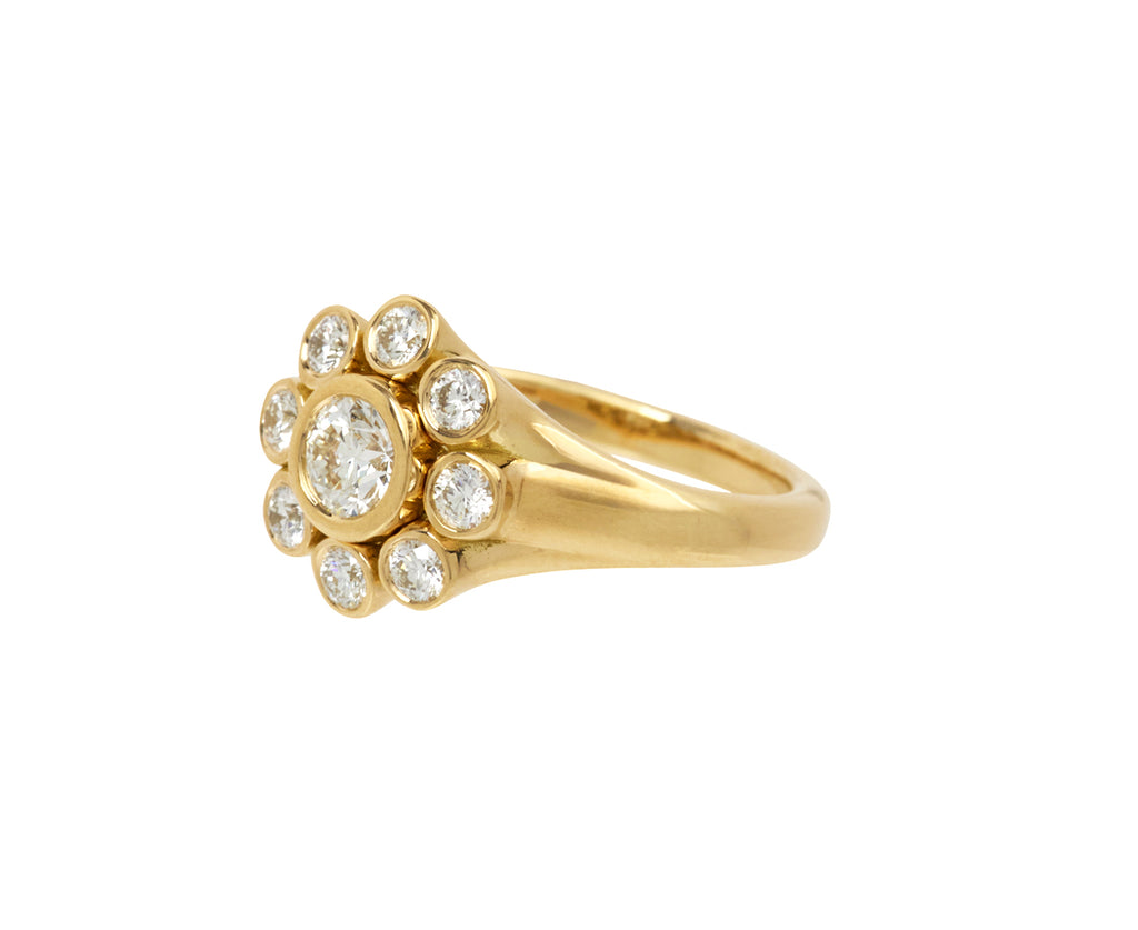 Diamond Wildflower Ring
