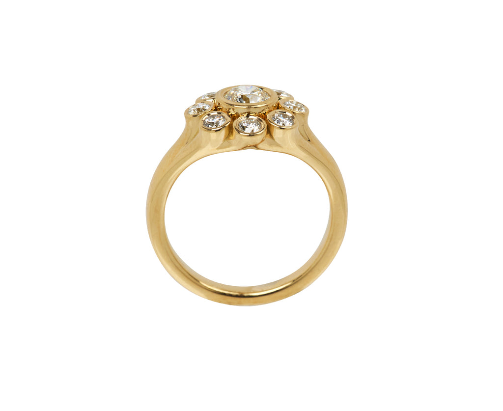 Diamond Wildflower Ring