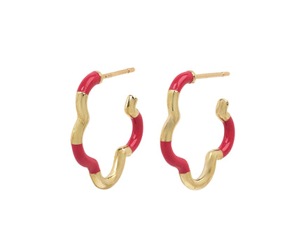 Bea Bongiasca Hot Pink Mini B Earrings