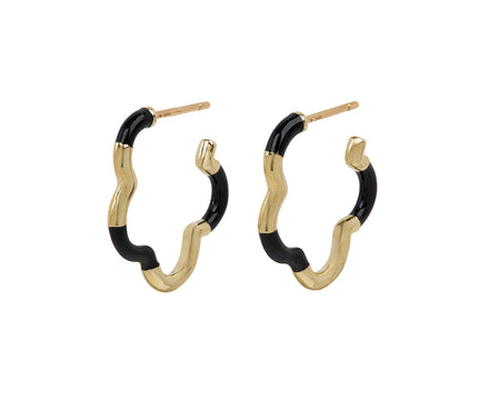 Bea Bongiasca Black Mini B Earrings