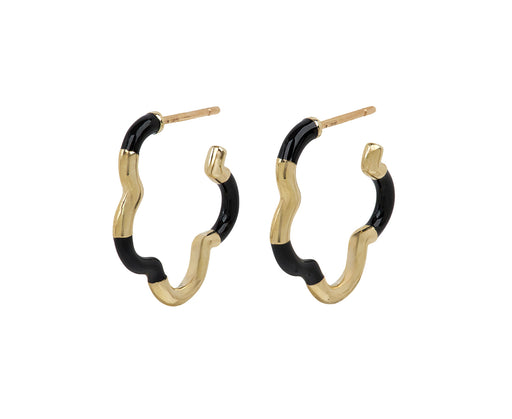 Bea Bongiasca Black Mini B Earrings