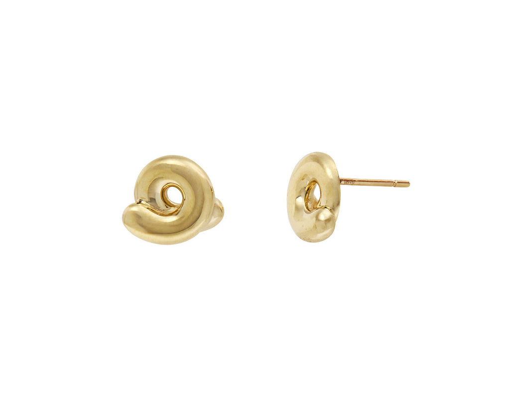 Bea Bongiasca Tarallo Stud Earrings - Side View