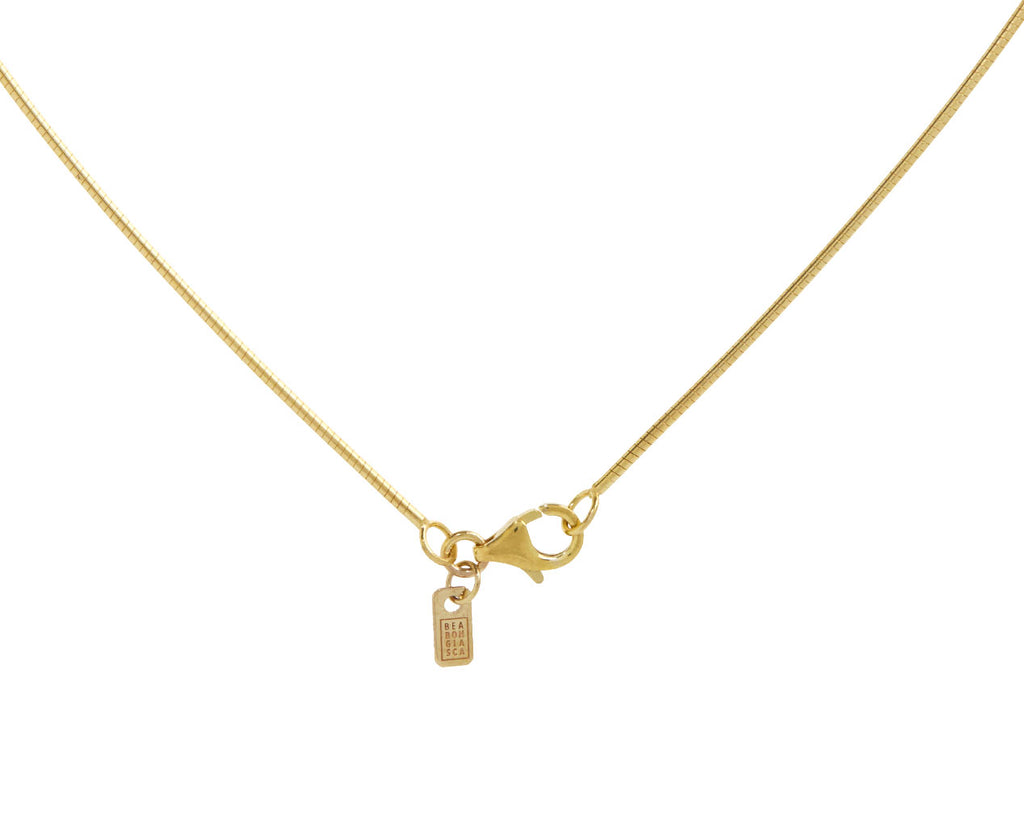 Bea Bongiasca Square Amethyst Pendant Necklace - Closure