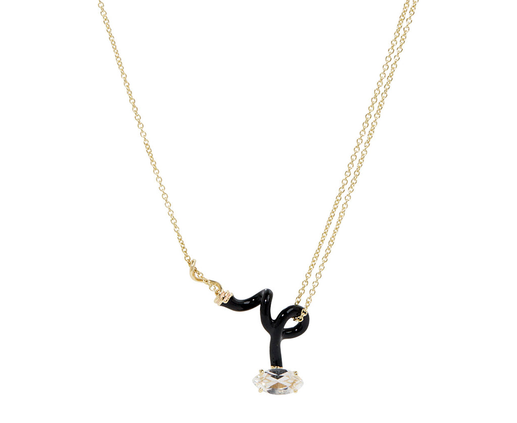 Bea Bongiasca You're So Vine Rock Crystal Pendant Necklace