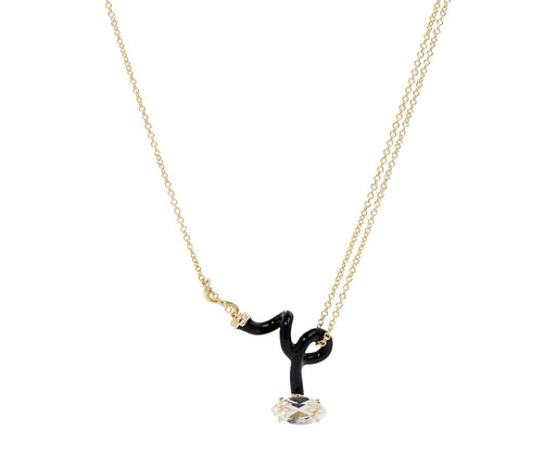 Bea Bongiasca You're So Vine Rock Crystal Pendant Necklace