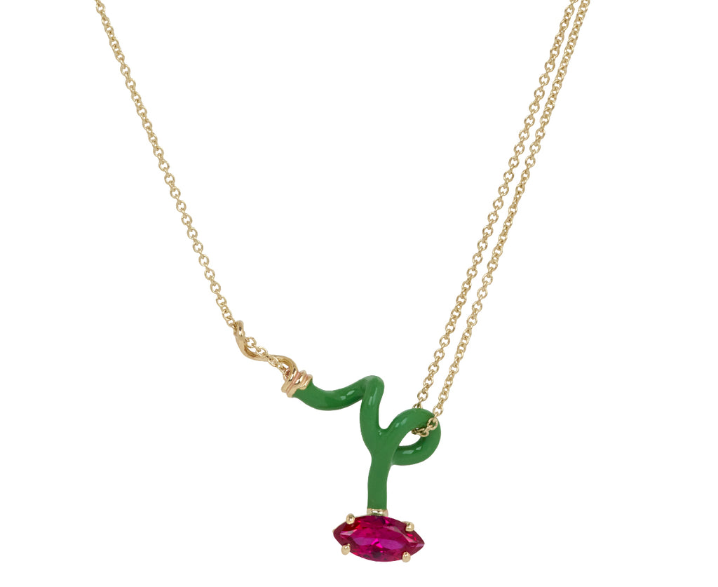 Bea Bongiasca You're So Vine Corundum Pendant Necklace