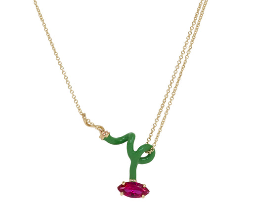 Bea Bongiasca You're So Vine Corundum Pendant Necklace