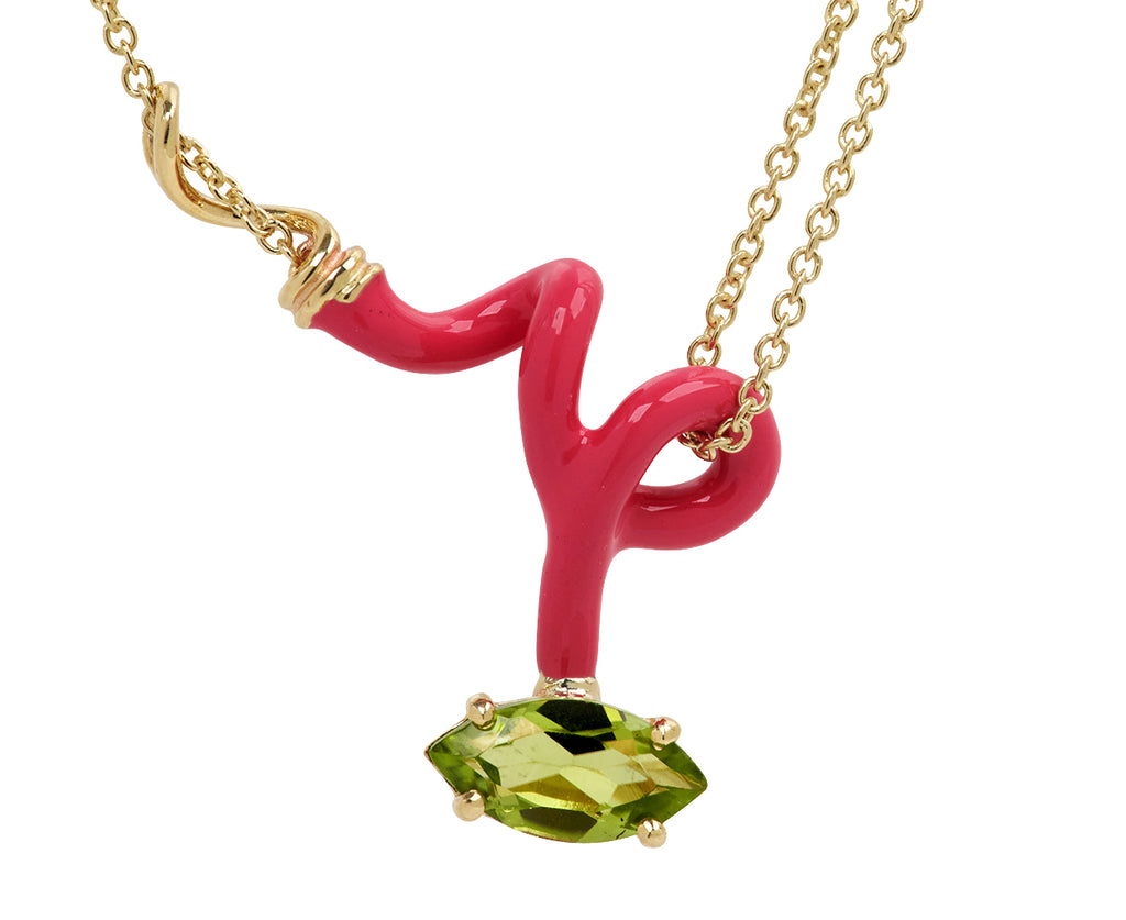 Bea Bongiasca You're So Vine Rock Crystal Pendant Necklace - Closeup