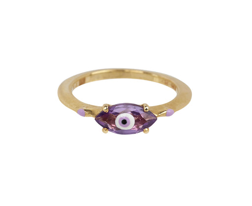 Bea Bongiasca Amethyst Big Eye Ring