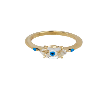 Bea Bongiasca Rock Crystal Big Eye Ring