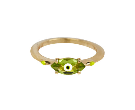 Bea Bongiasca Peridot Big Eye Ring