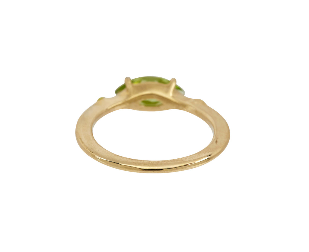Bea Bongiasca Peridot Big Eye Ring - Back View