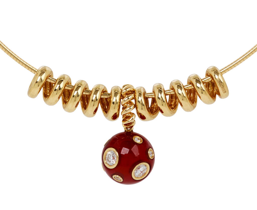 Jumbo Gold Slinkee Bumper Pendant ONLY