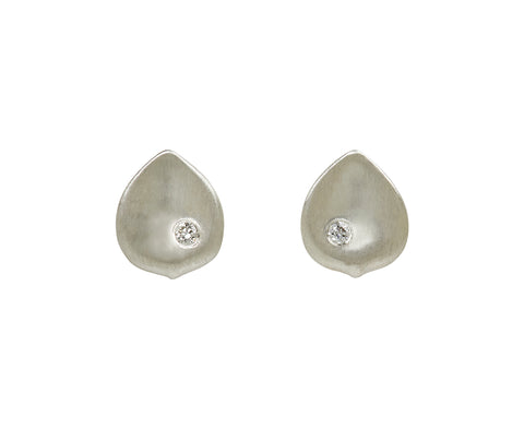 Rose Petal Stud Earrings