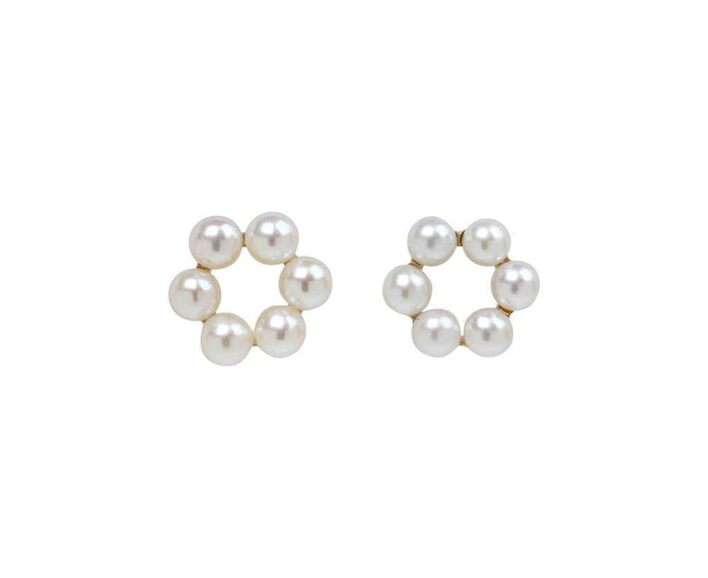 Freshwater Pearl Petite Luna Earrings