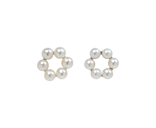 Freshwater Pearl Petite Luna Earrings