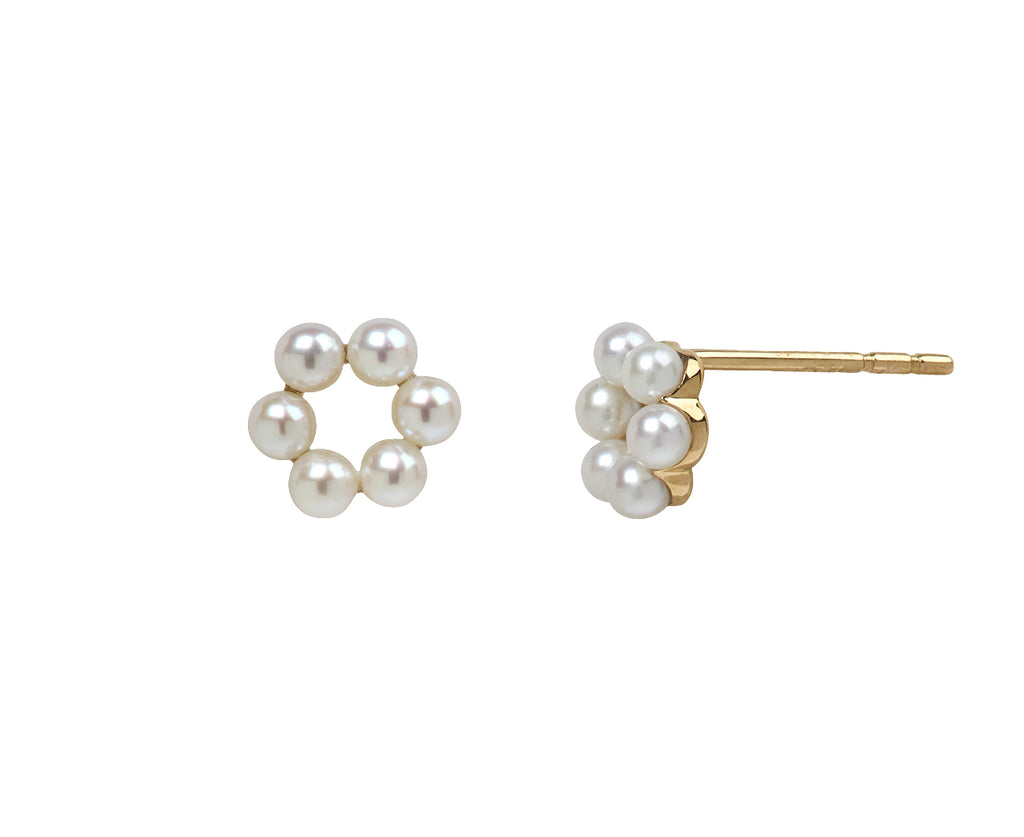 Freshwater Pearl Petite Luna Earrings