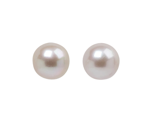 Freshwater Pearl Moon Earrings