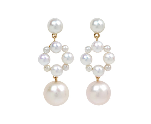 Freshwater Pearl Nebula Earrings