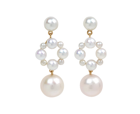 Freshwater Pearl Nebula Earrings